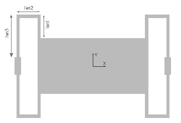Design of a folded beam suspension for planar motion